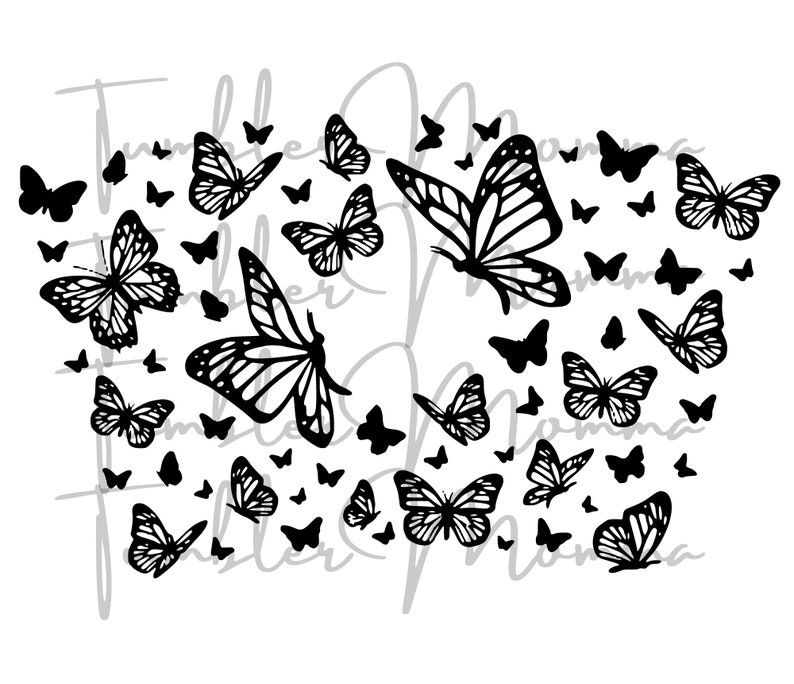 Free Free 330 Butterfly Cup Wrap Svg SVG PNG EPS DXF File