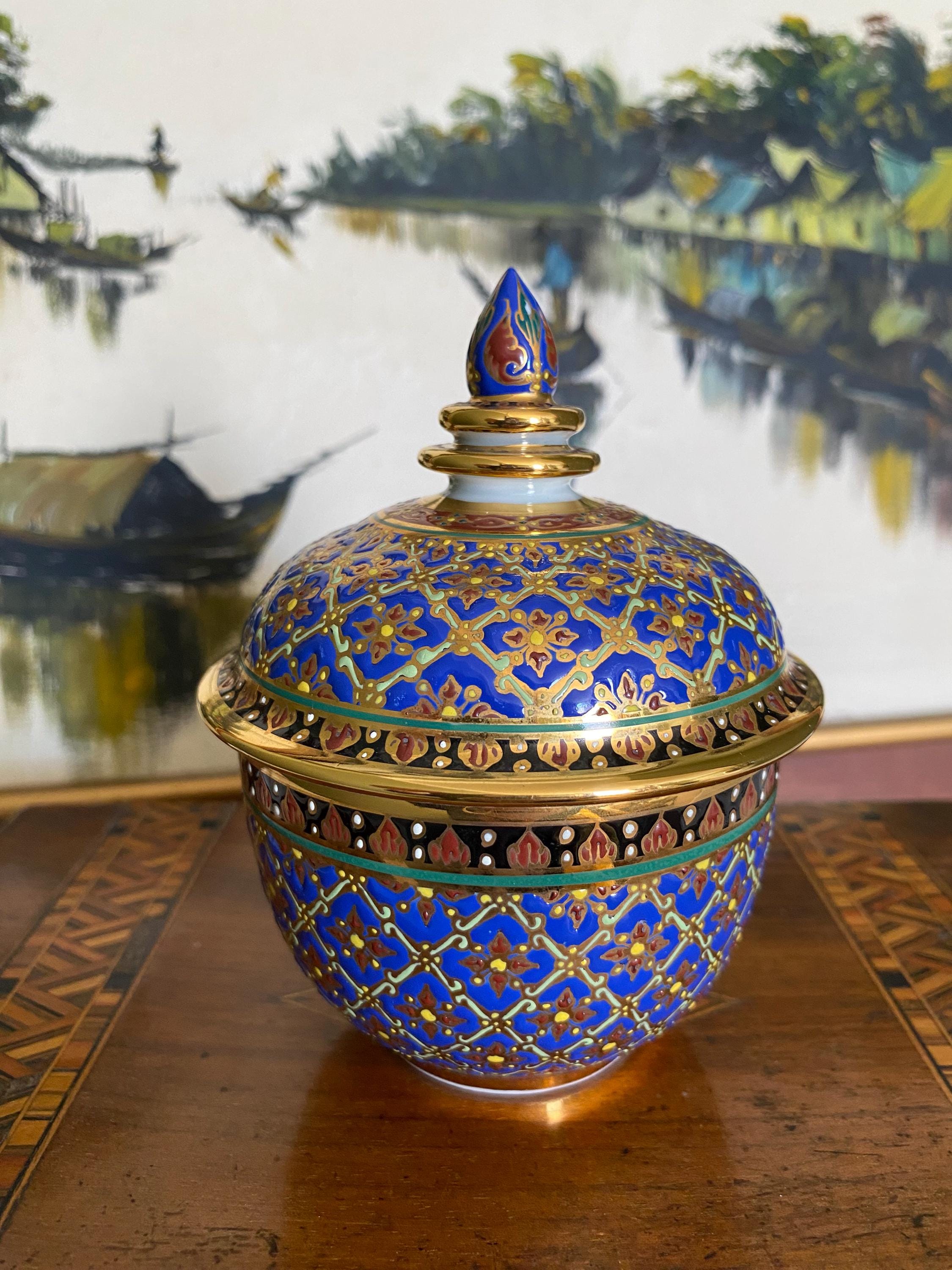 タイ ベンジャロン焼 【PIPATANA BENJARONG】18K