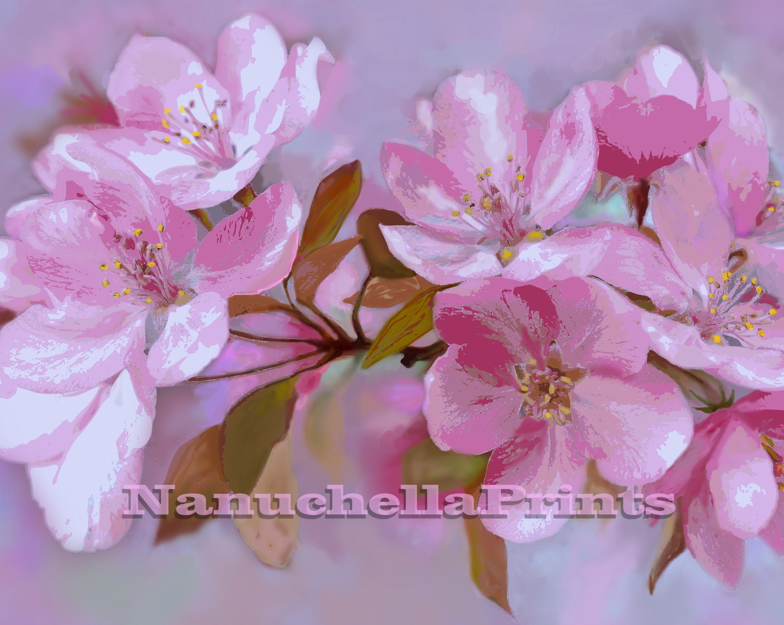 Cherry Blossom Print Cherry Blossom Wall Art Cherry Blossom Etsy