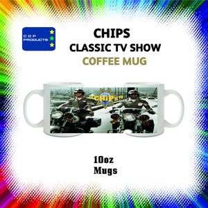 Chips Retro Tv Programme Ceramic mug 10oz
