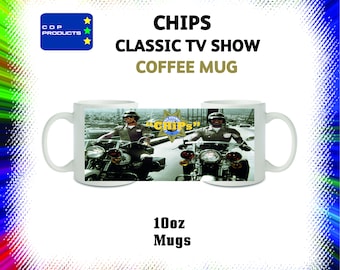 Chips Retro Tv Programme Ceramic mug 10oz