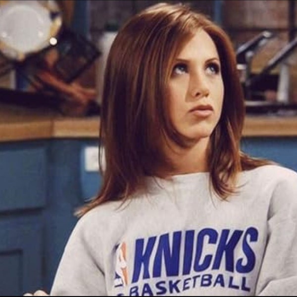 Rachel Green Knicks Sweater | Rachel Green Sweatshirt | Friends Merch | Friends Rachel Green Knicks Basketball Sweatshirt | Knicks | 90s