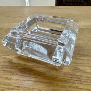Sèvres crystal ashtray, vintage ashtray, empty pocket, gift, collector, vintage ashtray