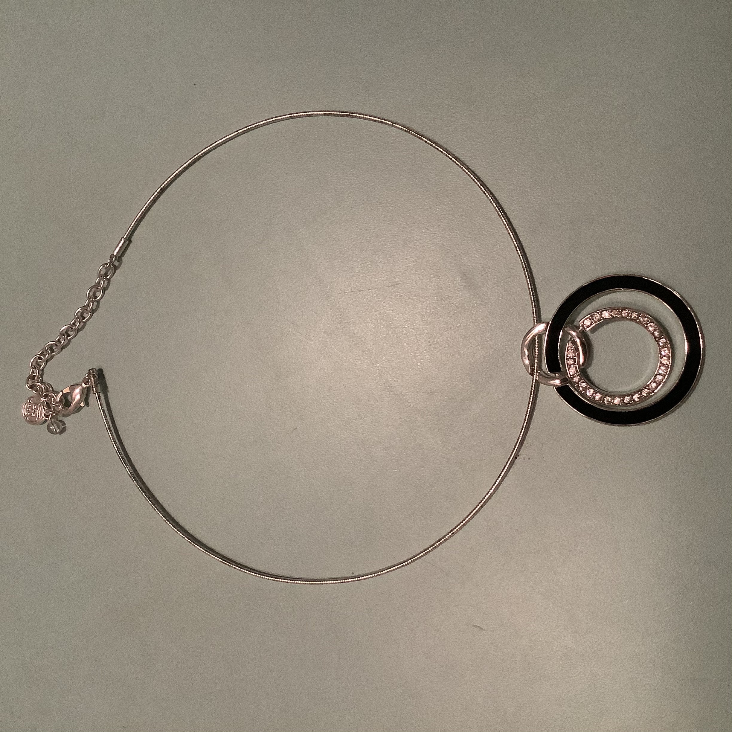 Sterling silver slide necklace Etsy