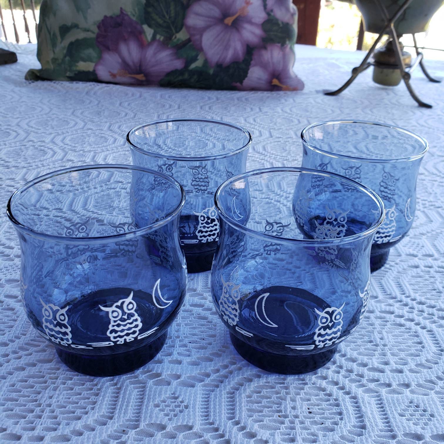 ALAMHI Owl Glass Cups Cute Mugs, Vintage Glassware sets of 2 Drinking  Glasses, Can Shaped Glass Cups…See more ALAMHI Owl Glass Cups Cute Mugs,  Vintage