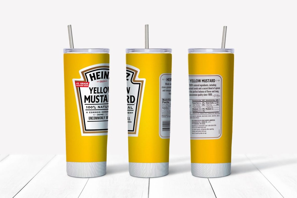 Ketchup Mustard or Ranch Dressing Stainless Steel Tumbler Etsy