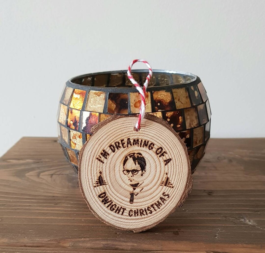The Office Christmas, Dwight Schrute, Novelty Gift, Secret Santa, Wood