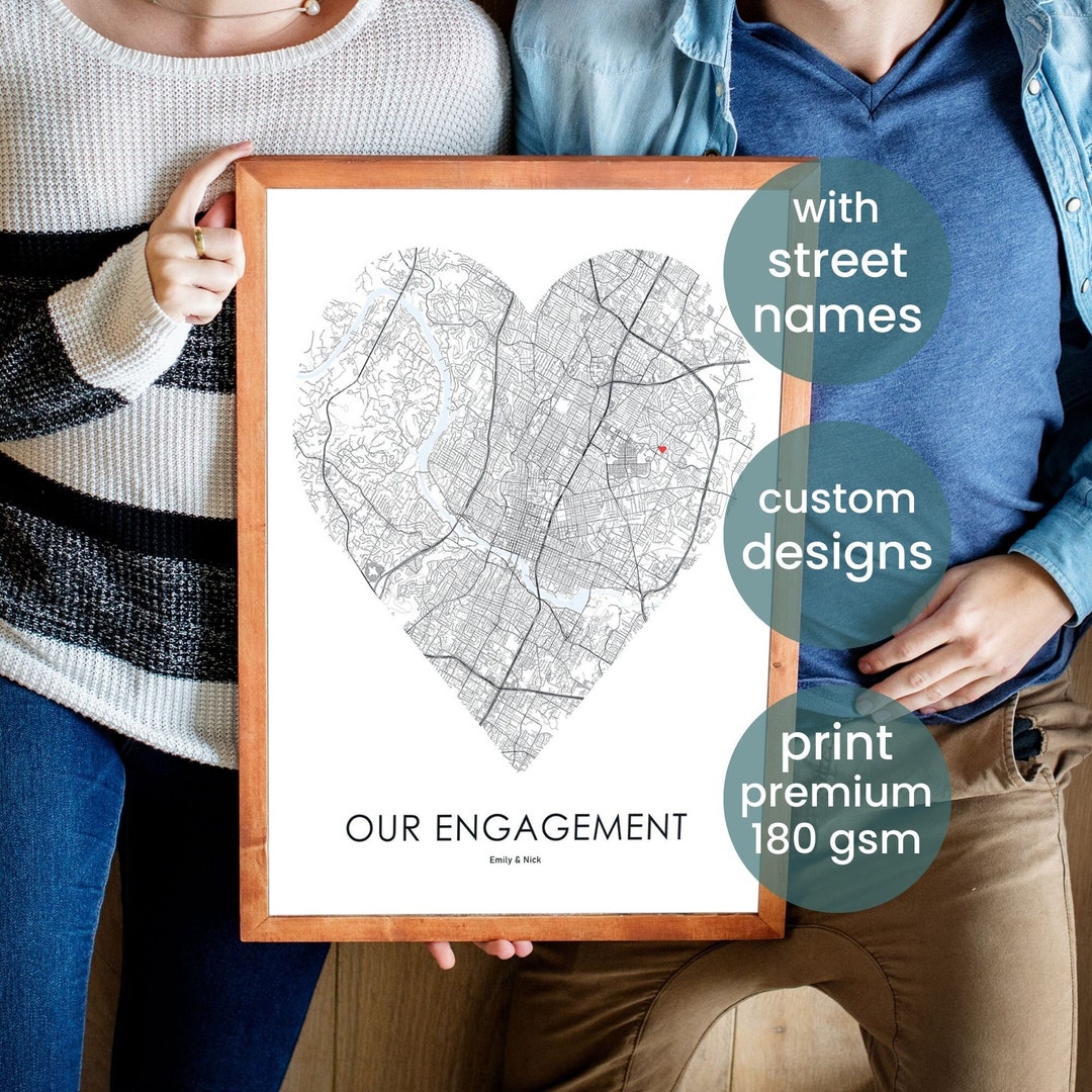 Austin City Map Poster, Anniversary Gift for Him, Housewarming Gift for