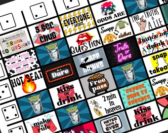Drinking Board Game Etsy