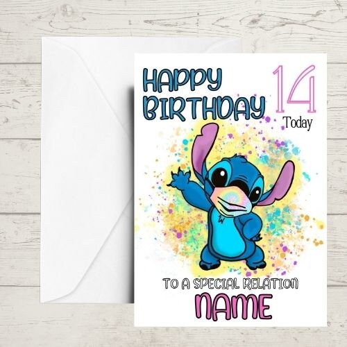 Kids Birthday Card Stitch Birthday Card Children s Etsy Kids birthday card stitch birthday card children s etsy