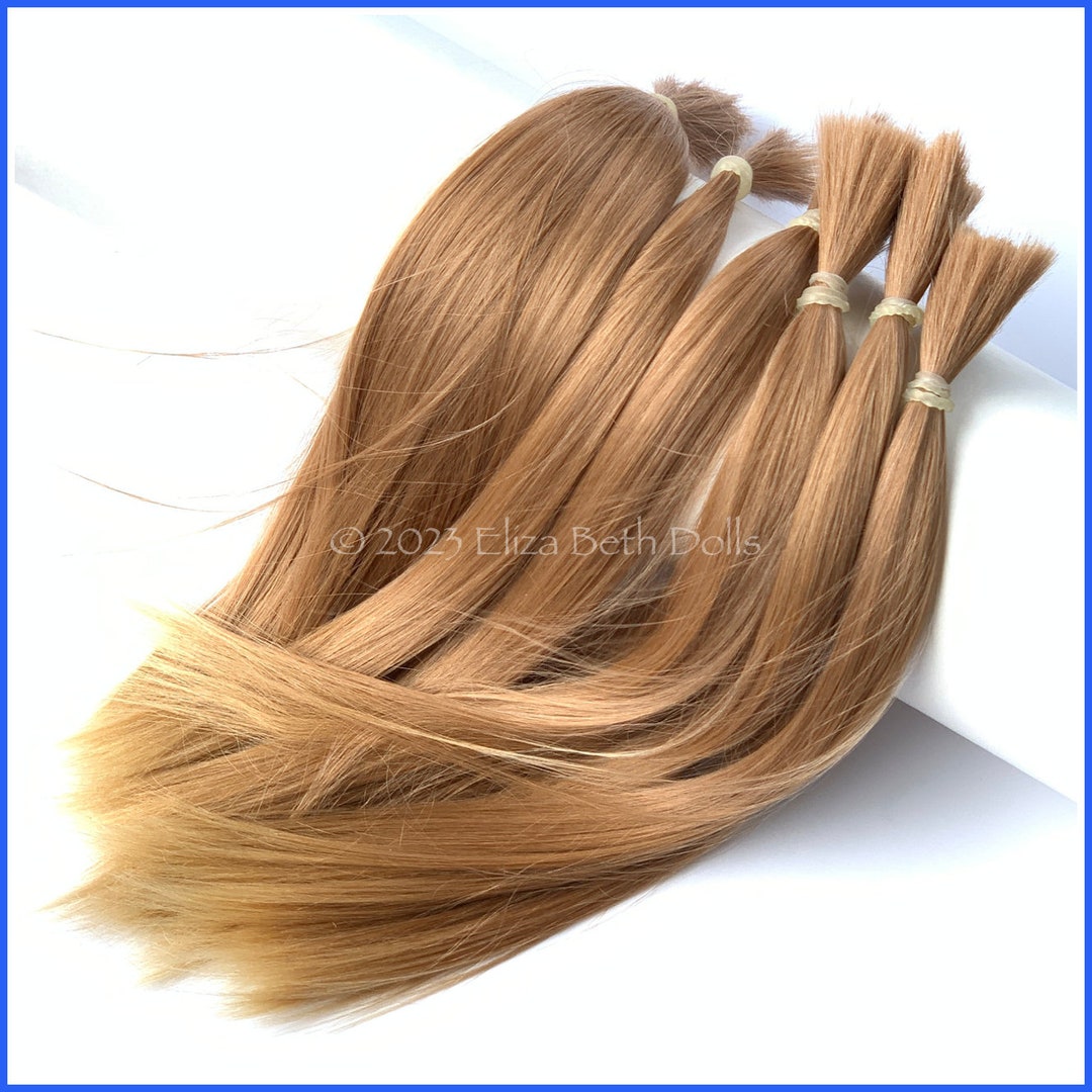 10g 15g Premium ALPACA Lt Brown to Dk Blonde Hair Doll Wigs Etsy