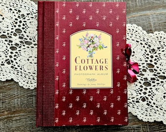 1991, Cottage Flowers Photograph Album. Floral Paintings by Jenny Phillips.