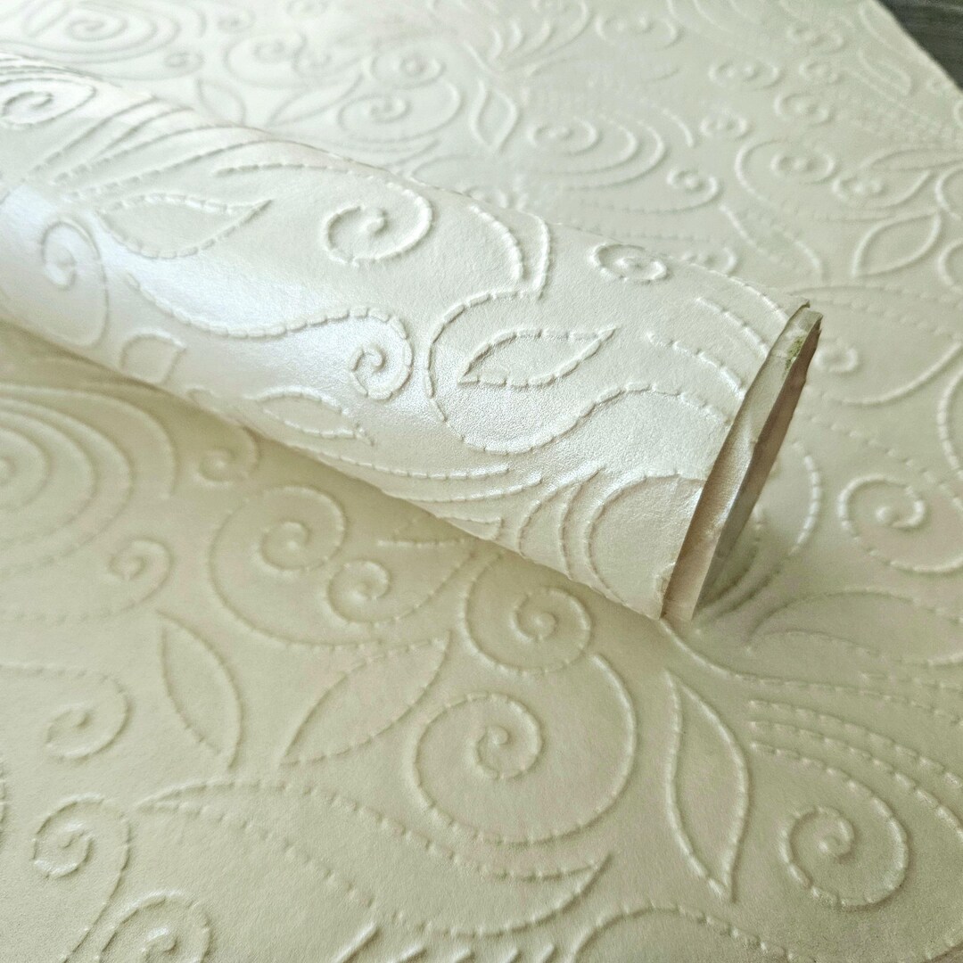 Swirl Pattern Paper Embossed White Swirl Pattern Decorative Paper Pack for Scrapbooking ...