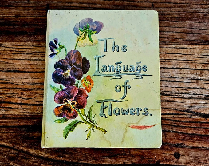The Language of Flowers by Margaret Pickston, 1974. Hard Cover Book. Etsy