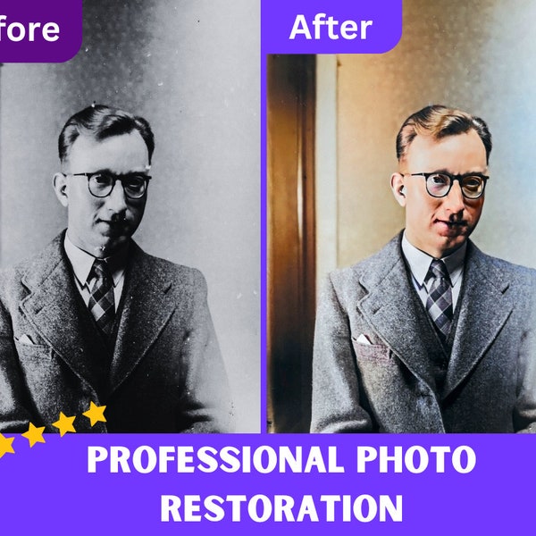 Professional Photo Restoration, Old Photo Restoration Service, Photo Repair, Old Photo Fix, Restore Picture, Vintage Photo Edit