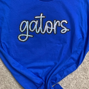 Gators team mascot shirt. Graduation gift. Teacher. Gators football