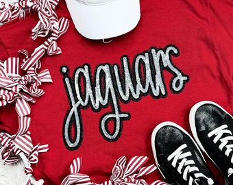 jaguars school mascot sweatshirt. teacher shirt. Jaguars spiritwear