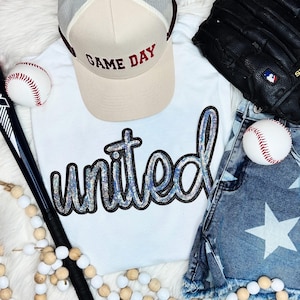 Silver United Sequin Mascot Sweatshirt - Atlanta Soccer