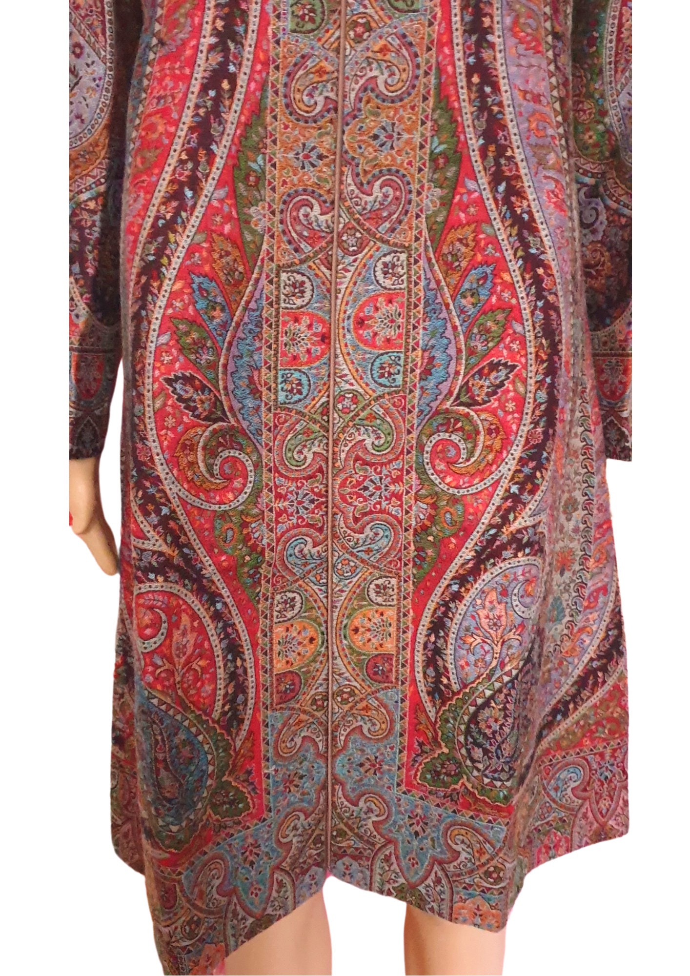 Stunning Pashmina Coat wool Jamawar Womens Long Coat Unsex - Etsy Australia