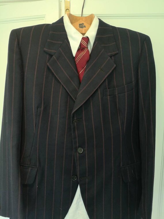 Beautiful 1950's pinstripe suit Etsy