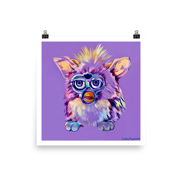 Furby Art Painting Etsy Furby Art Painting Etsy