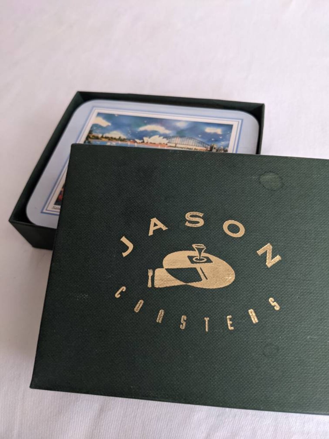 Jason of New Zealand Coasters, Vintage Barware Coasters, 1980's Barware