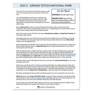 Grand Teton, Yellowstone, und Gletscher National Parks 10 Tage Reiseroute // Digitaler Download Bild 3