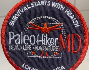 PaleoHikerMD Patch - Limited Edition