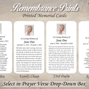 Printed Assorted Water Scenery Memorial Photo Cards image 3