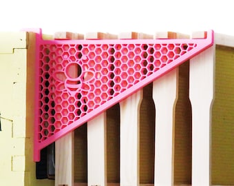 5 frame bijenkorf framehouders bijenteelt zitstok (2 stuks inbegrepen)