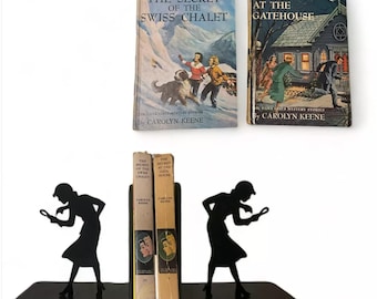 Vintage The Dana Girls Mystery The Secret of the Swiss Chalet Vol 9 & 20 Books Custom Bookends