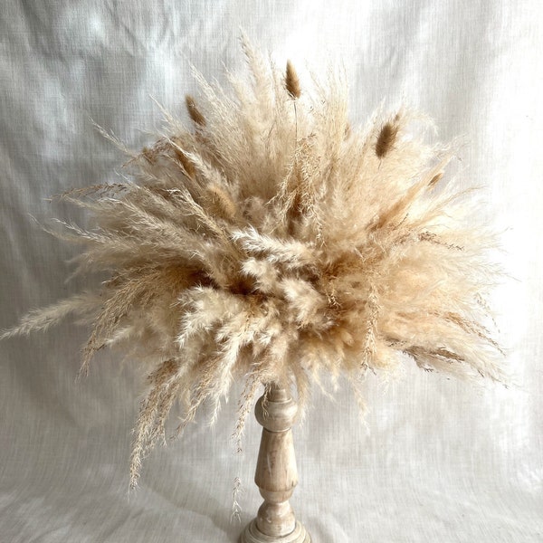 Pampas Dried Floral Arrangement; Pampas Bouquet; Boho Wedding Decor; Wedding Floral Centerpiece