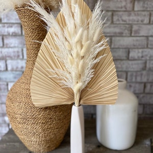 White Dried Floral for Pampas Grass Table Centerpiece image 1