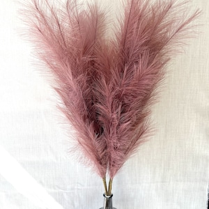 44&quot; Large Faux Realistic Artificial Pampas (6pc) Home & Wedding Decor; Custom Bulk Orders Available