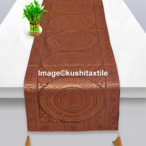 Indian 16X72 Inch Silk Table Runner Room Decor Cloth Embroidered Patchwork Dinning Table Multi Color Handmade Decorative Table Runner