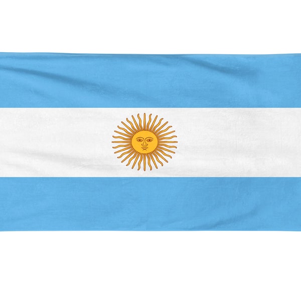 Argentinien Flagge Strandtuch, Geschenk Badetuch, Reise, Gym Pool, Urlaubsandenken, verheiratete Geschenke, Geschirrtuch, Kind Strandtuch