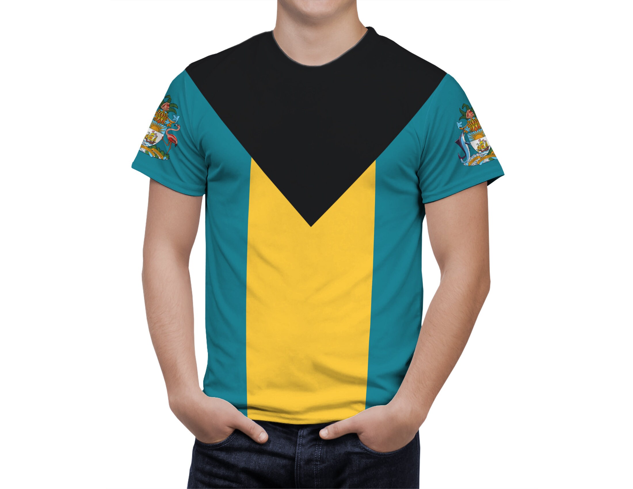 Bahamas T Shirt Bahamas Coat of Arms Shirt Bahamas Country Etsy