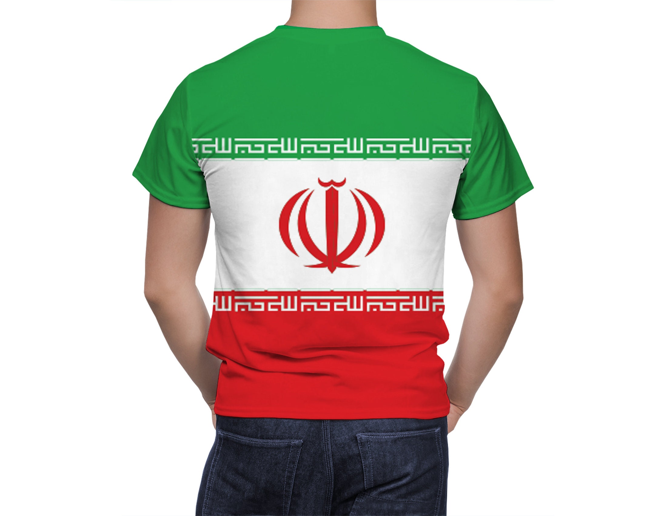 Iran Flag Shirt, Coat Print Iran, Full Etsy Sport - Iran Arms T-shirt, Heritage Men\'s Patriotic of of Iran Shirt