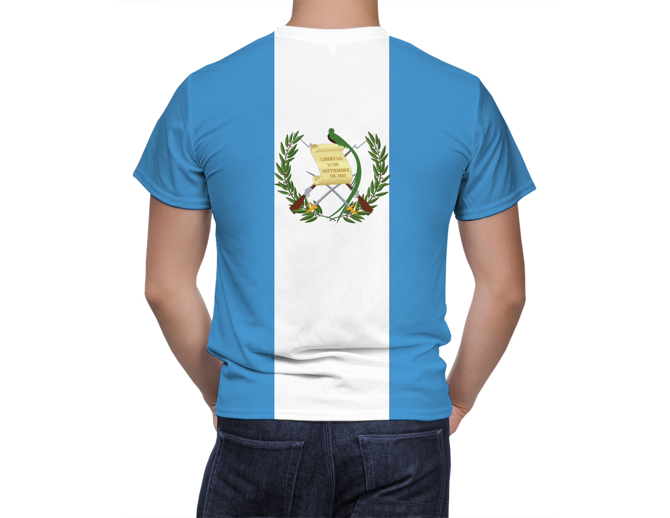 Camisa De La Bandera De Guatemala, Escudo De Armas De Guatemala