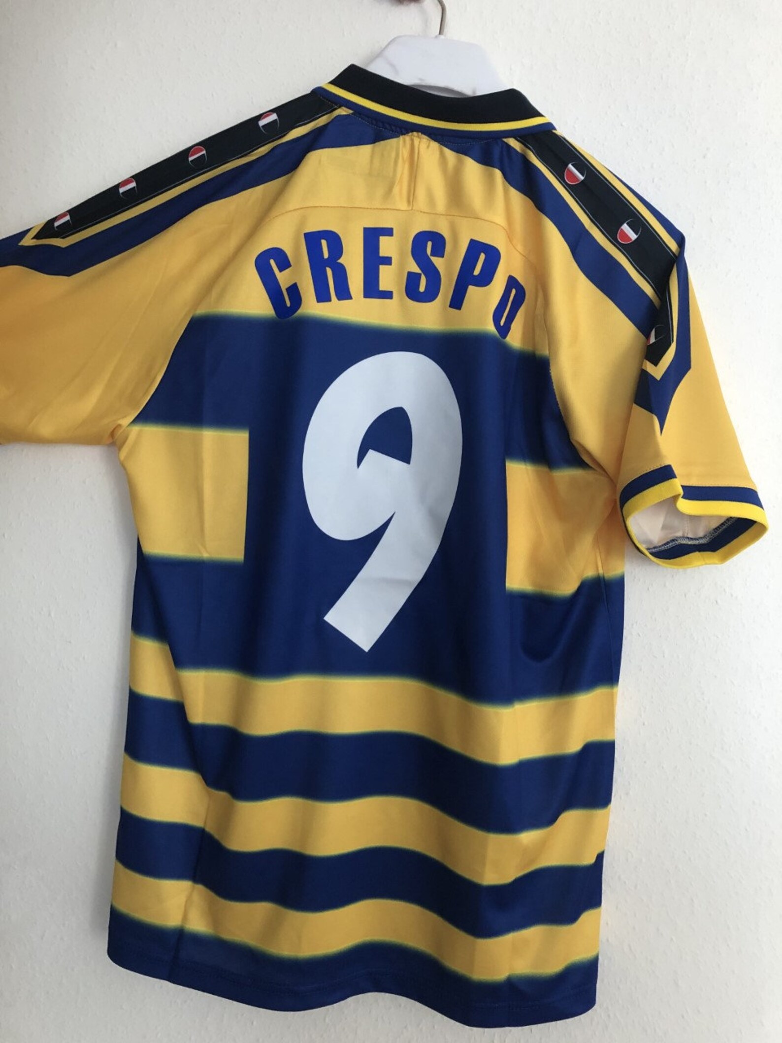 Crespo 9 Parma Retro Football shirt | Etsy