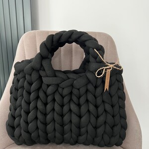 ★送料・関税込★INSTANTFUNK★Giant yarn wool-blend tote bag Giant Yarn Tote Bag - Etsy