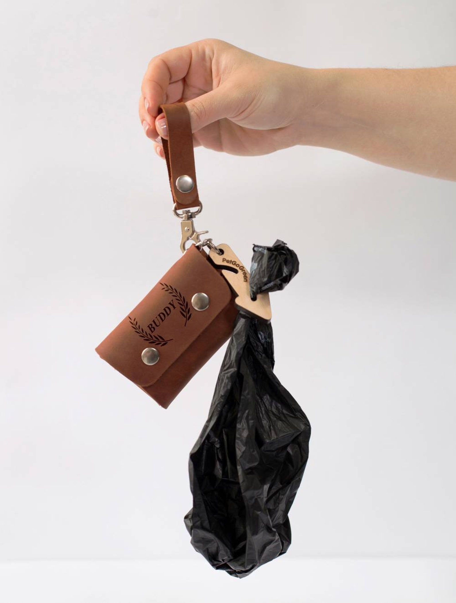Leather Poop Bag Holder & Dog Poop Holder for Used Packages Etsy