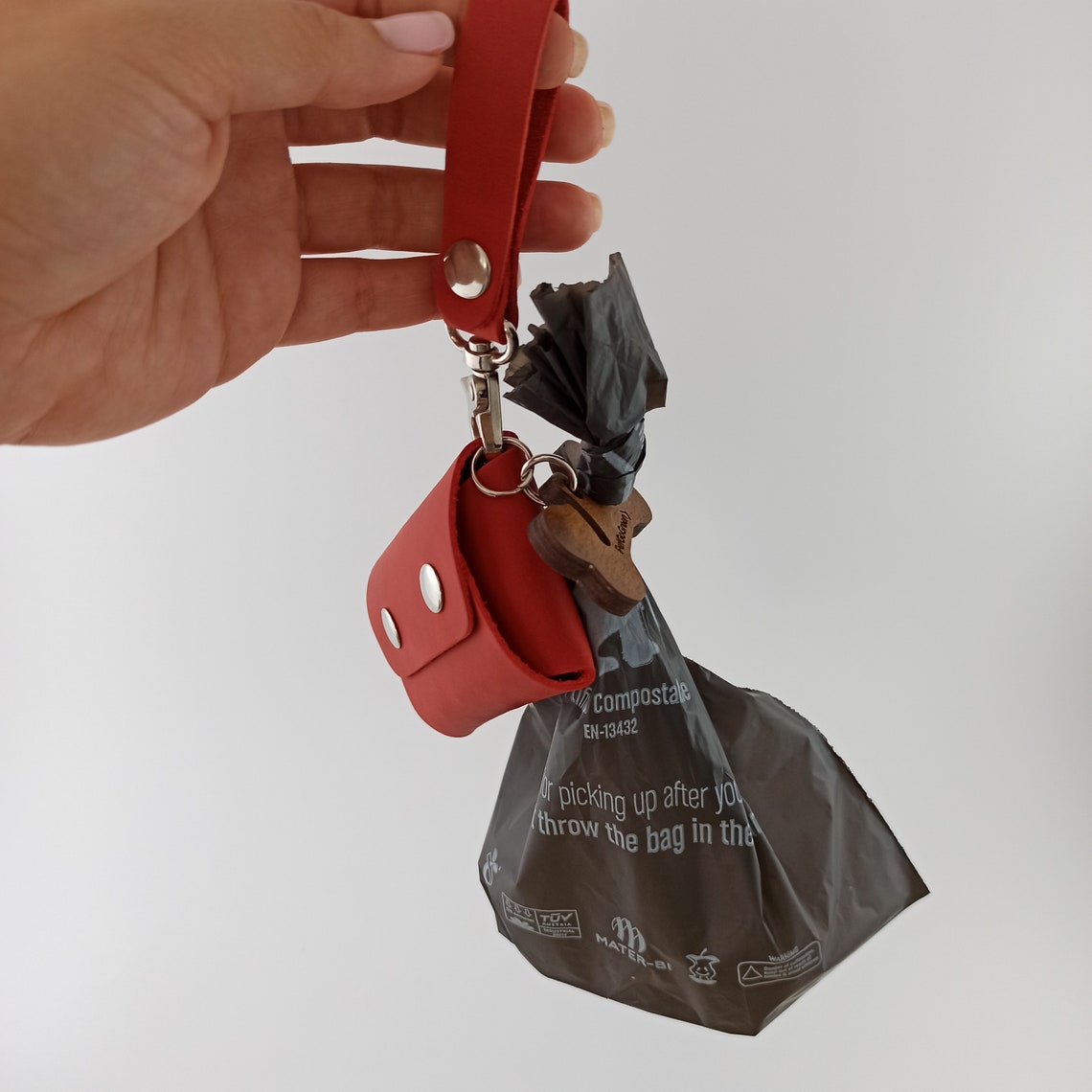 Hands Free Dog Poop Holder Custom Poop Bag Dispennser Etsy