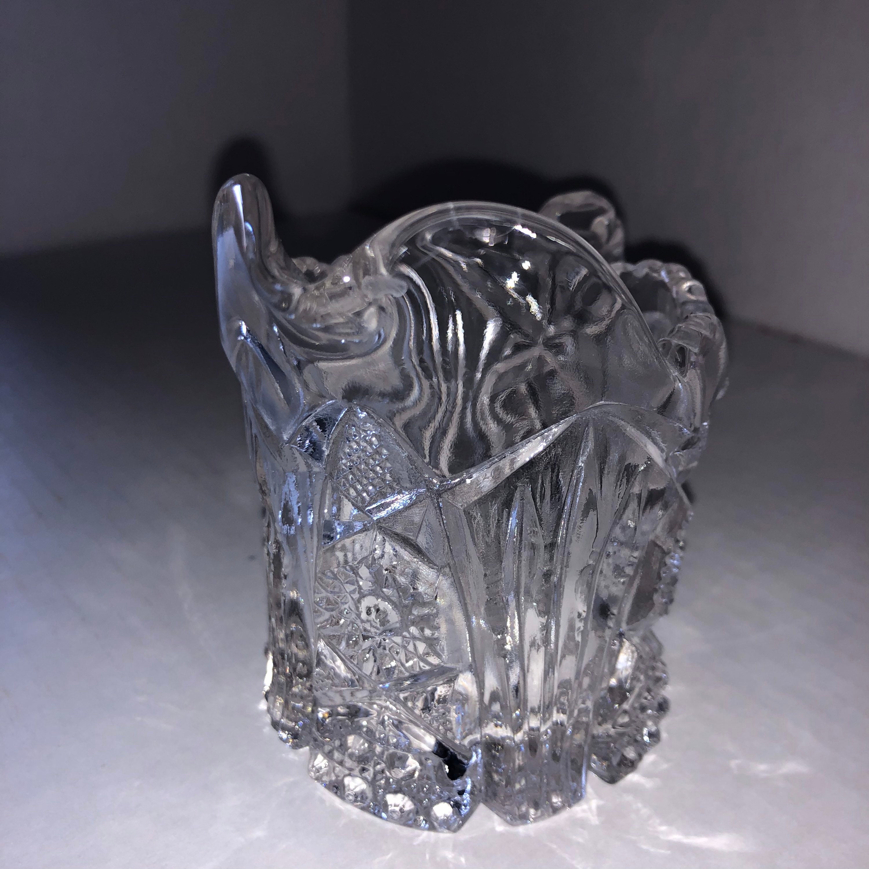 Creamer and Sugar Bowl American Brilliance Cut Glass. Circa Etsy