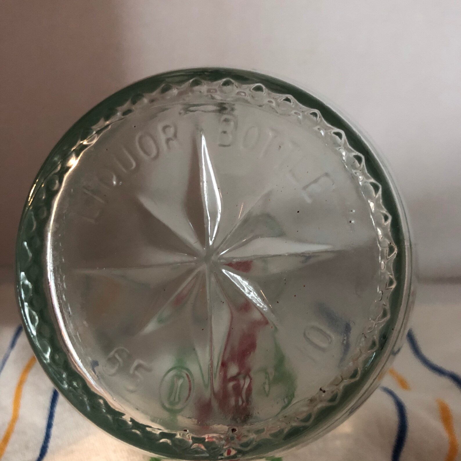 Vintage Liquor Bottle Decanter with Glass Stopper Star of Etsy