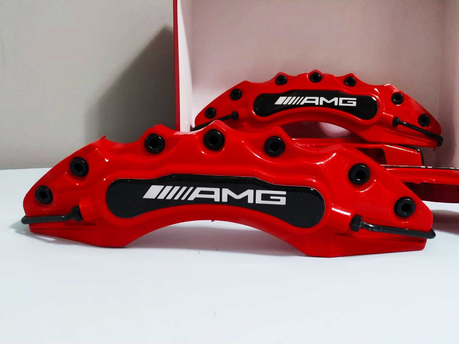 Mercedes Amg Red 4 Pcs Brake Caliper Cover Gifts Set Etsy