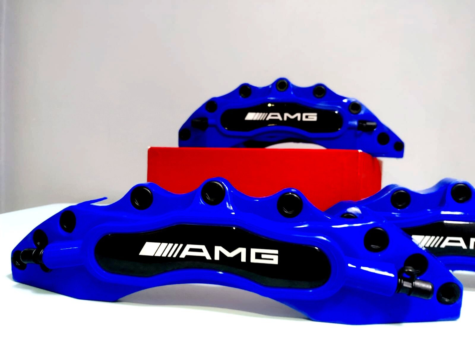 Mercedes Amg Blue 4 Pcs Brake Caliper Covers Gift Set Etsy