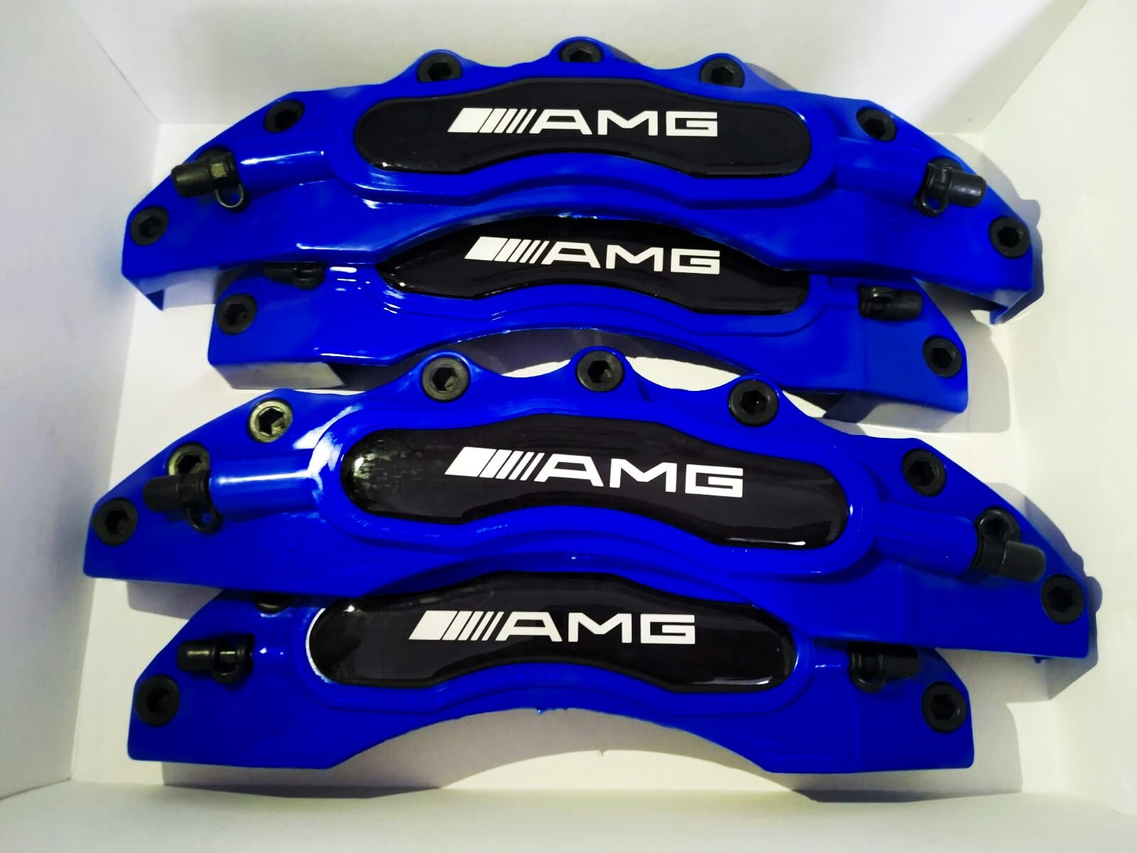 Mercedes Amg Blue 4 Pcs Brake Caliper Covers Gift Set Etsy