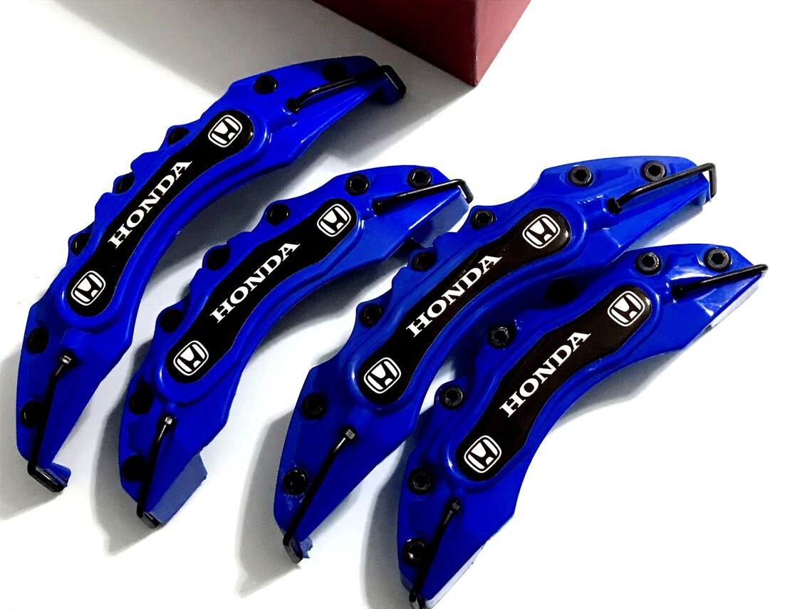 Honda Blue 4 Pcs Brake Caliper Covers Gift Set Accessories Crv Etsy