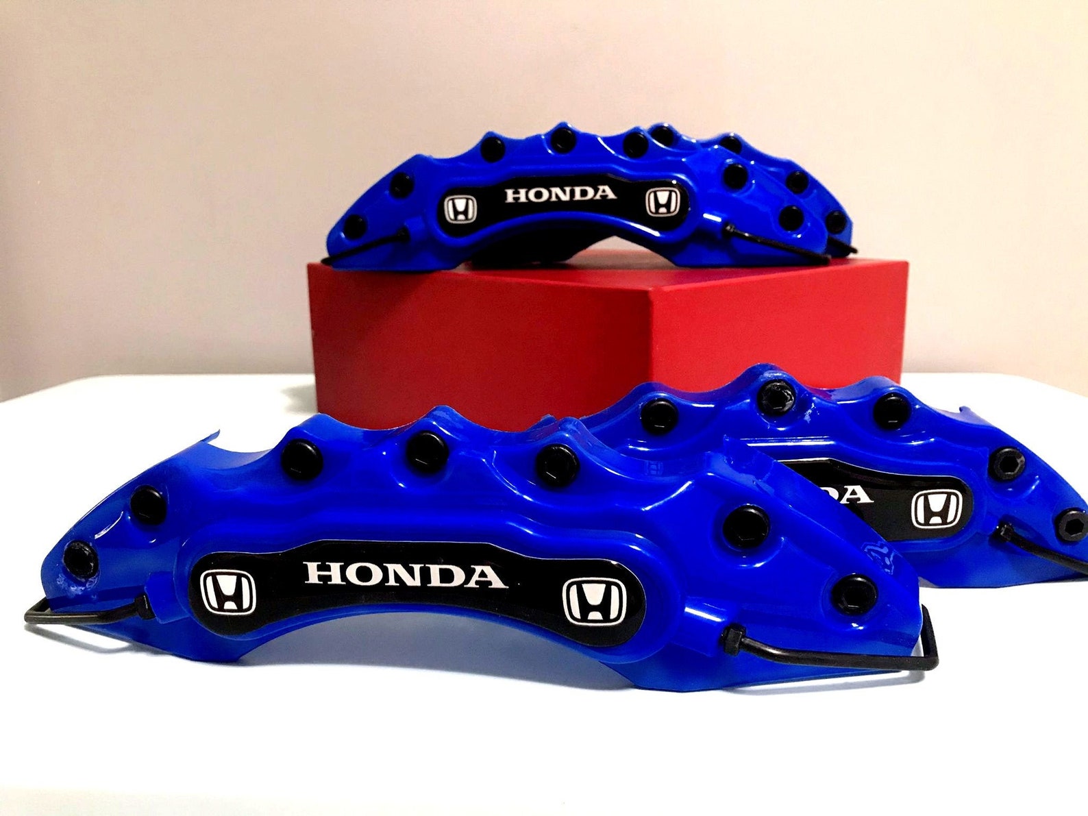 Honda Blue 4 Pcs Brake Caliper Covers Gift Set Accessories Crv Etsy